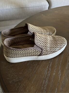 Sofft Beige Slip-On Sneakers